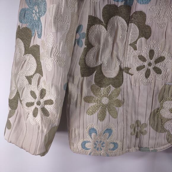 Erin London Quilted Button Up Jacket, Size XL - Picture 4 of 9